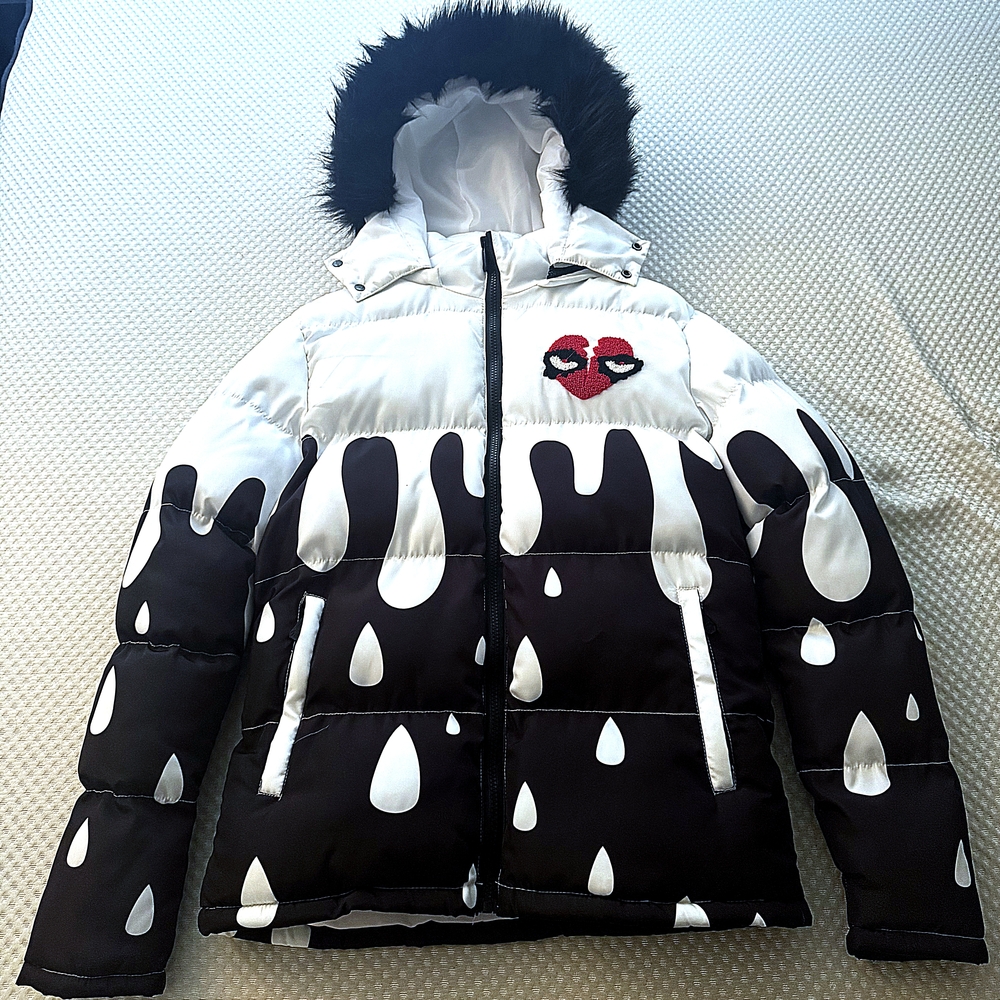 Reelistik Jacket Love Hurts Puffer (White)